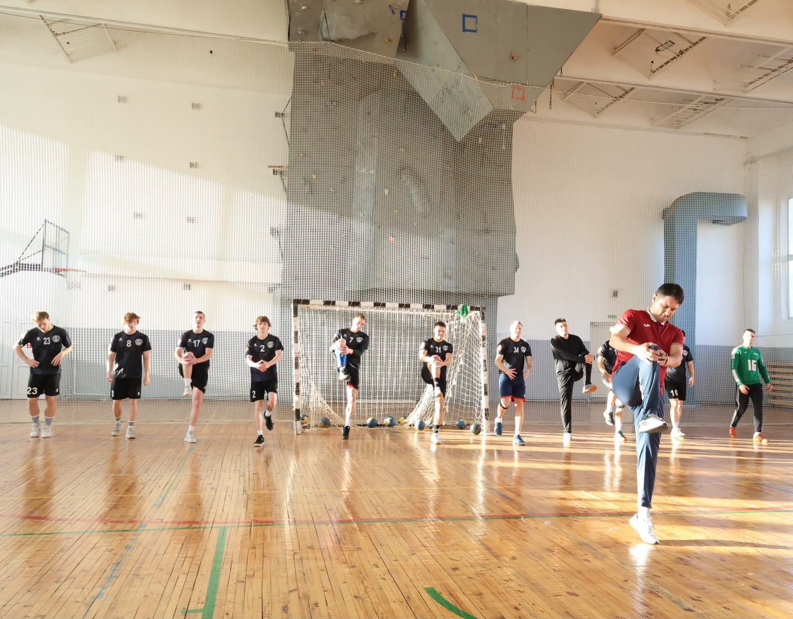 HANDBALL MASTER CLASS AT BUKETOV NATIONAL UNIVERSITY